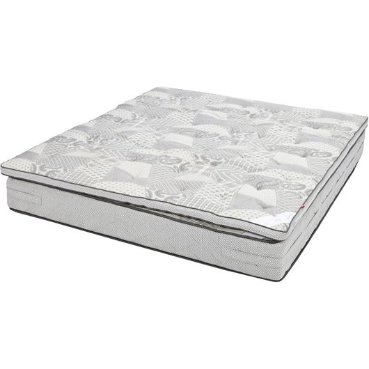 Picture of BLISS latex foam mattress pad grey - 180x200cm