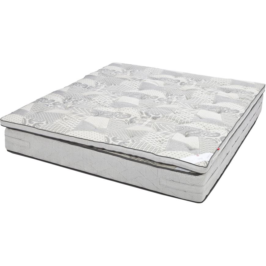 Picture of BLISS latex foam mattress pad grey - 180x200cm