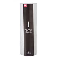Picture of GLOW pillar candle white - 8x23cm