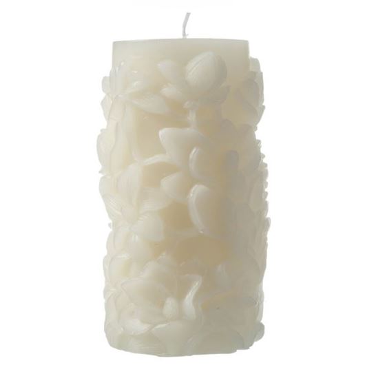 Picture of NORA pillar candle cream - 8x15cm