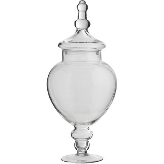 SIANNE jar with lid h37cm clear