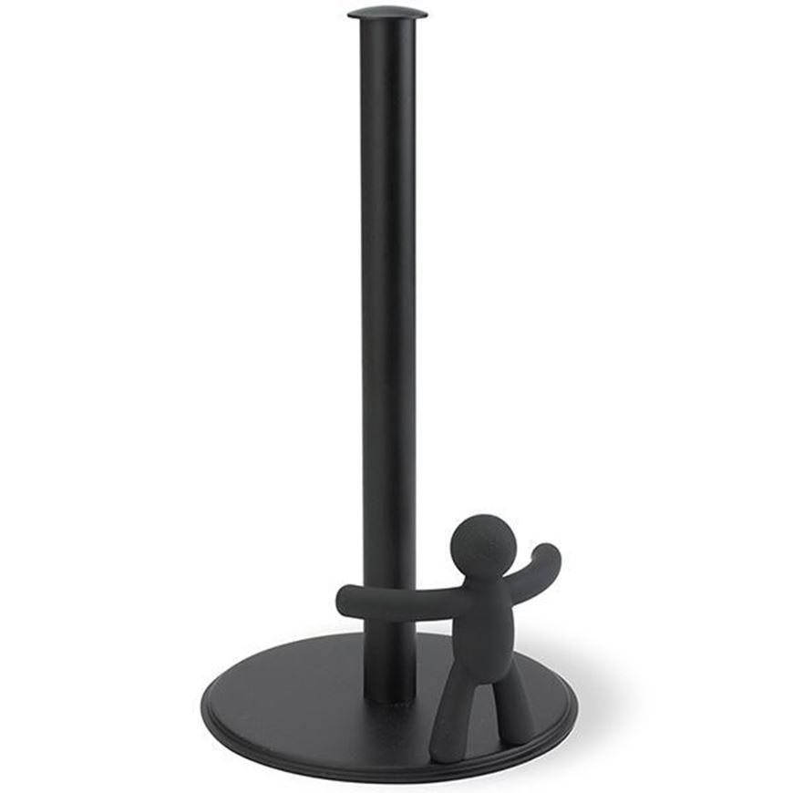 BUDDY paper towel holder black