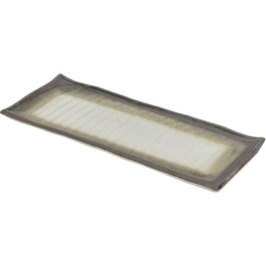 Picture of MAGNUS plate grey/brown - 39x16cm