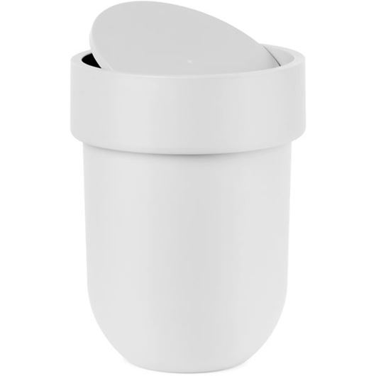 Picture of TOUCH waste can with lid white
