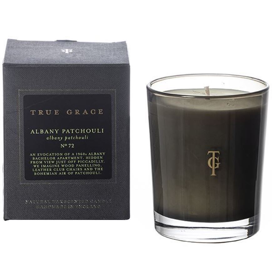 ALBANY & PATCHOULI candle small black