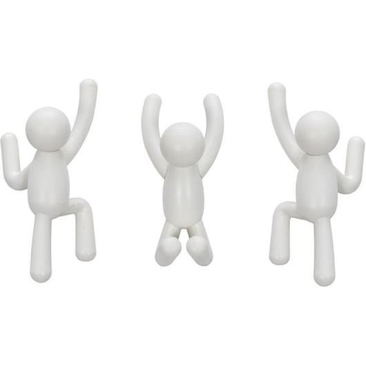 Picture of BUDDY hook white set of 3