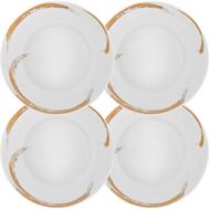 ODESSA soup plate d21cm set of 4 white/gold