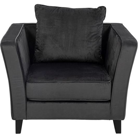 LOOS chair microfibre dark grey
