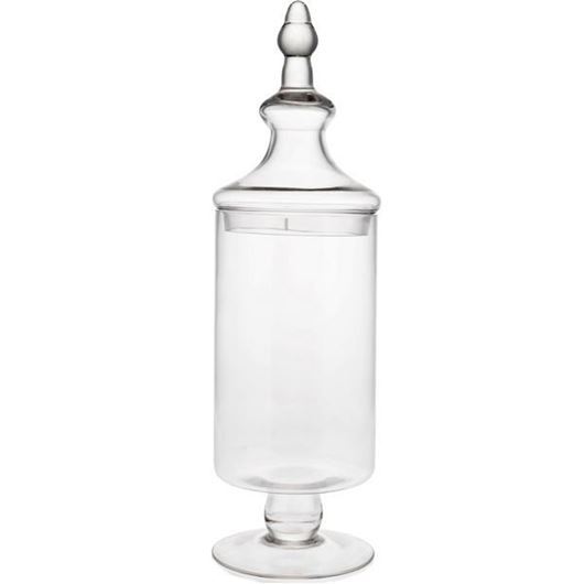 PHIL jar with lid h49cm clear