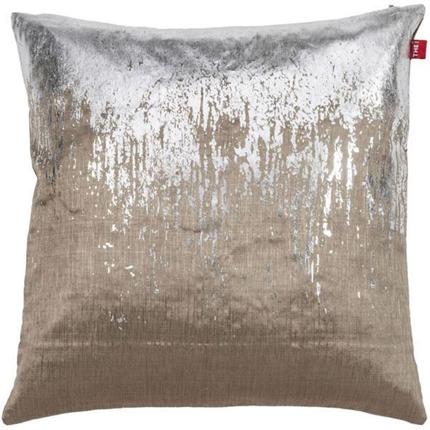 NAZIYA cushion cover 45x45 silver/brown