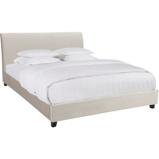 ALISA bed 180x200 microfibre natural