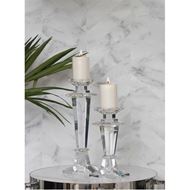 IVAN candle holder h40cm clear