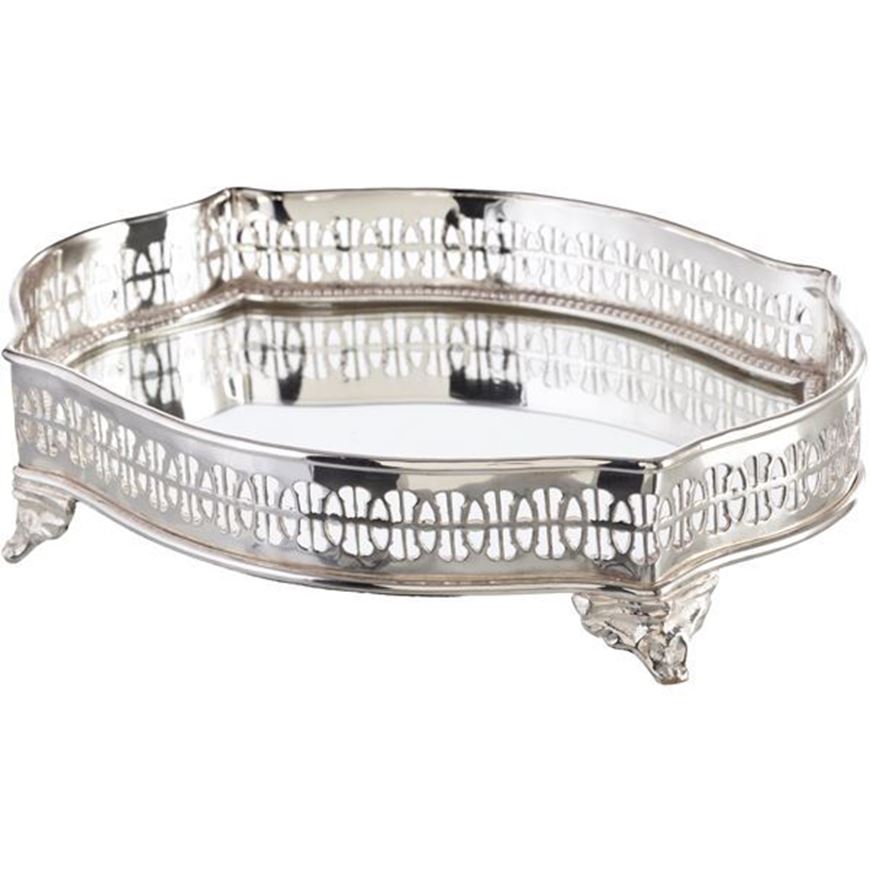 HARMON tray 22x16 silver