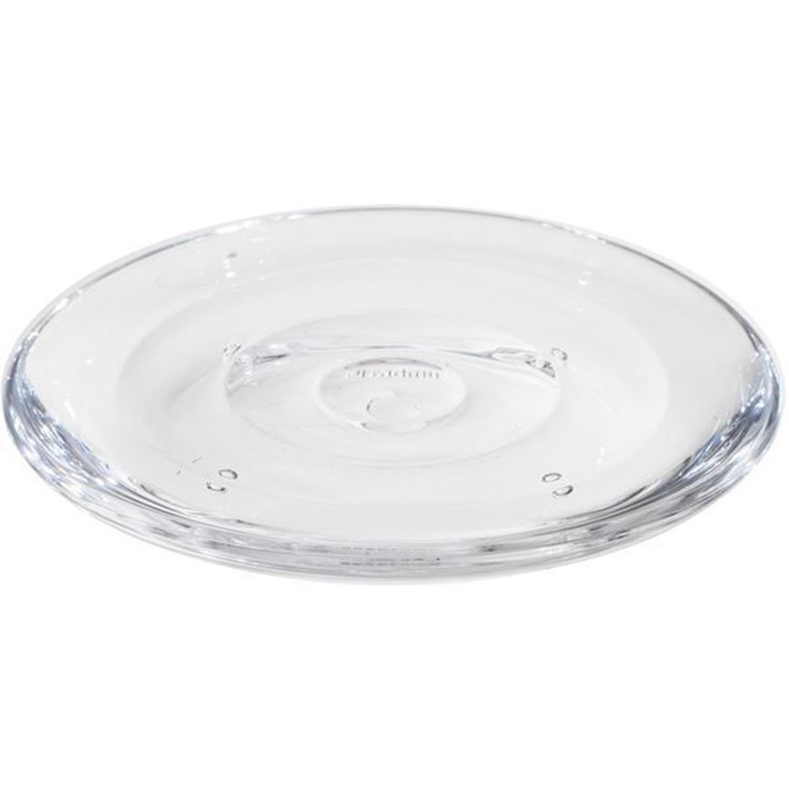 DROPLET soap dish clear