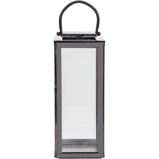 ARRON lantern h43cm nickel/black