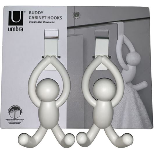 Picture of BUDDY hook white set of 2