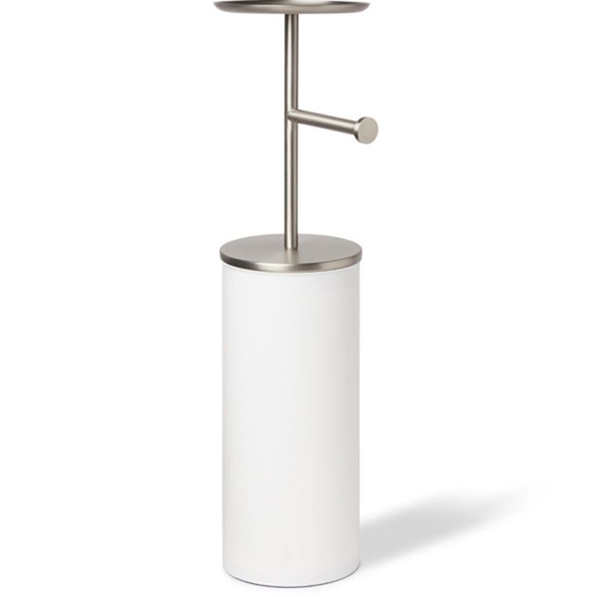 Picture of PORTALOO toilet paper holder nickel/white