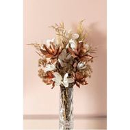 VELVET magnolia stem h86cm pink