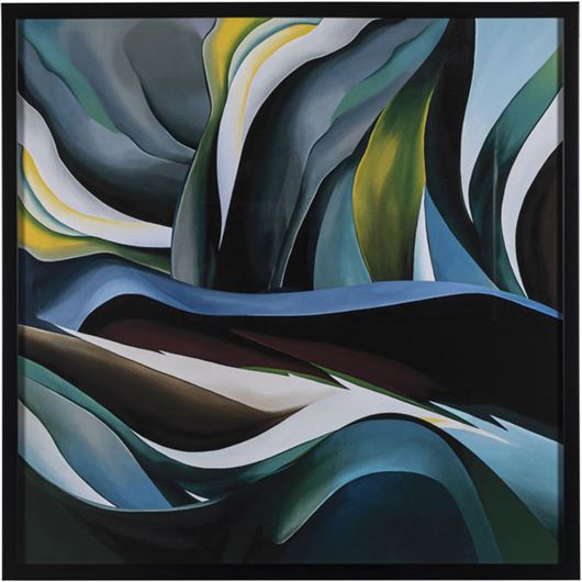 Picture of RAINFA Wall Art print black - 73x73cm