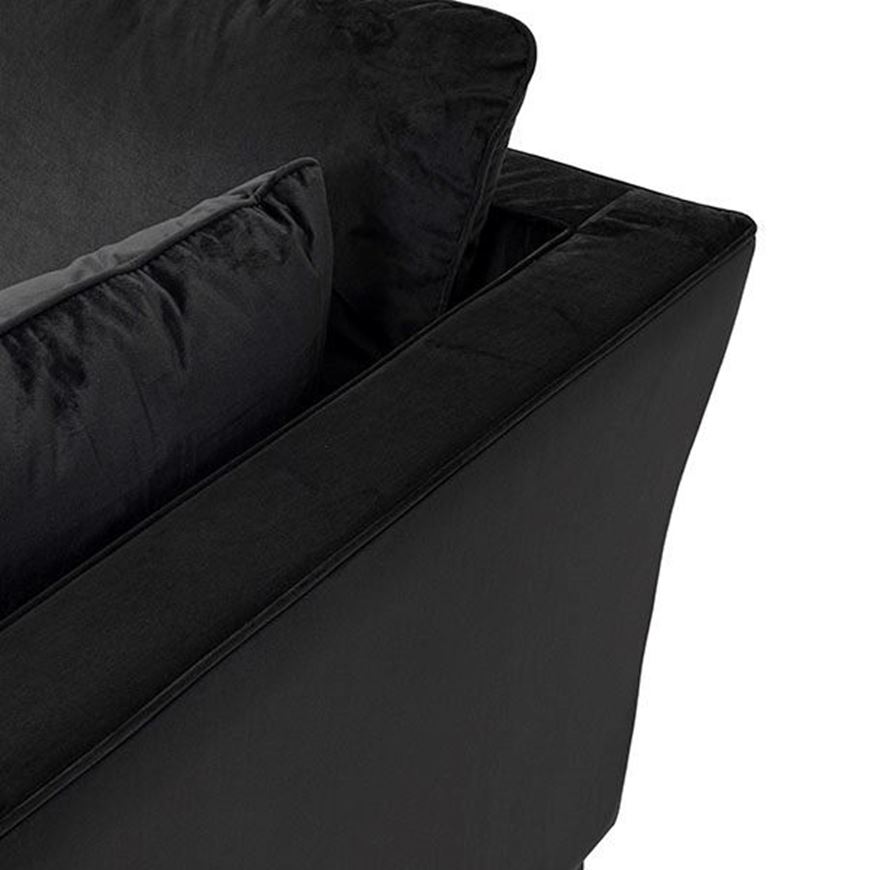 LOOS sofa 2.5 + chaise lounge Right microfibre dark grey - THE One Qatar