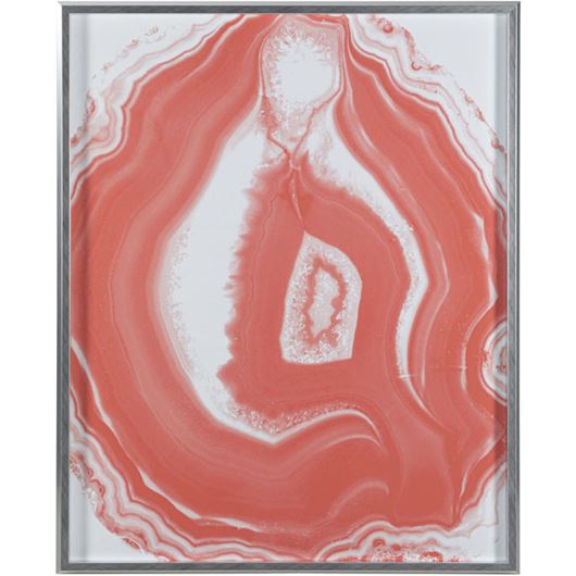 Picture of CORALLINE V print silver - 84x104cm