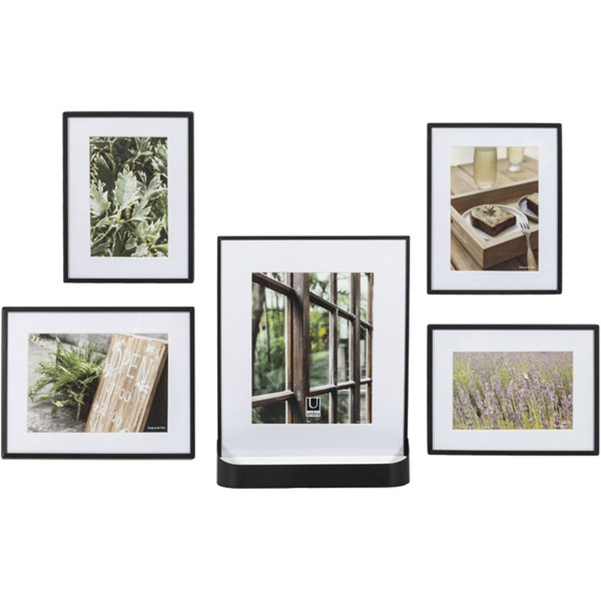 Picture of MATINEE photo frame set of 5 black
