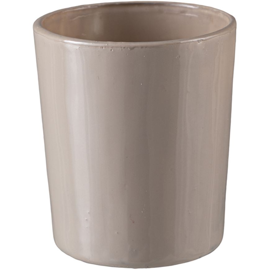 Picture of ADIRA tea light holder beige - H7cm