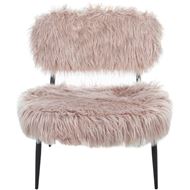 HAIRY armchair pink