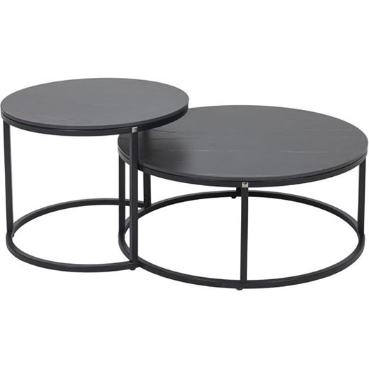 SAMS coffee table set of 2 black