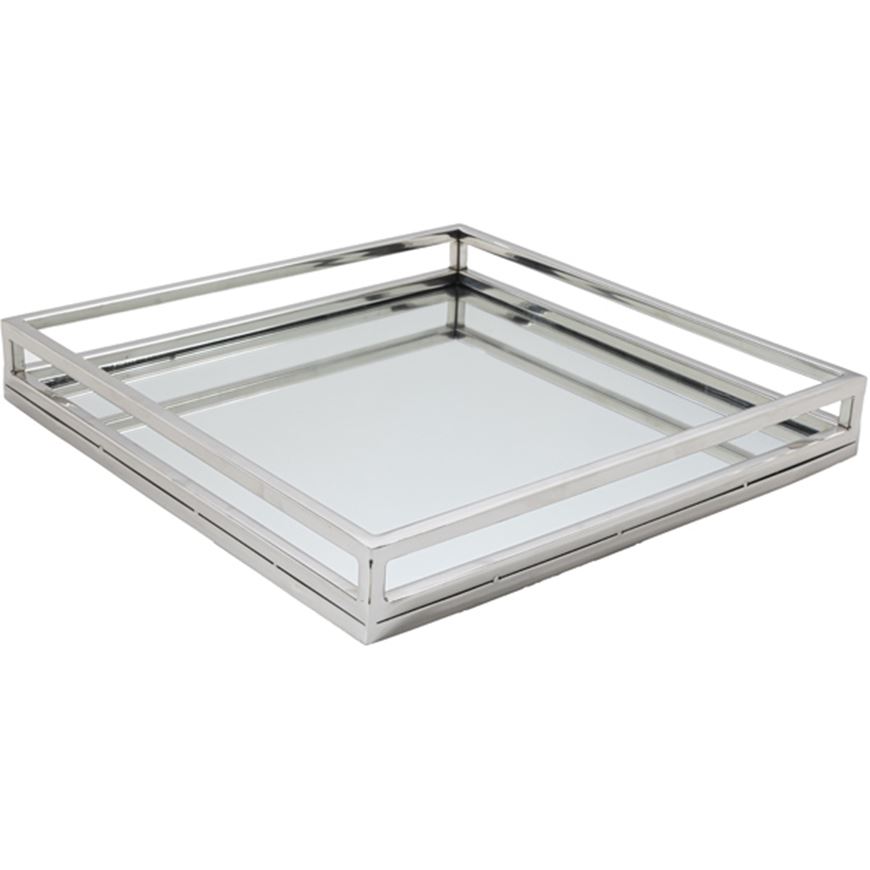 Picture of JOLIE tray 46x46 nickel/clear