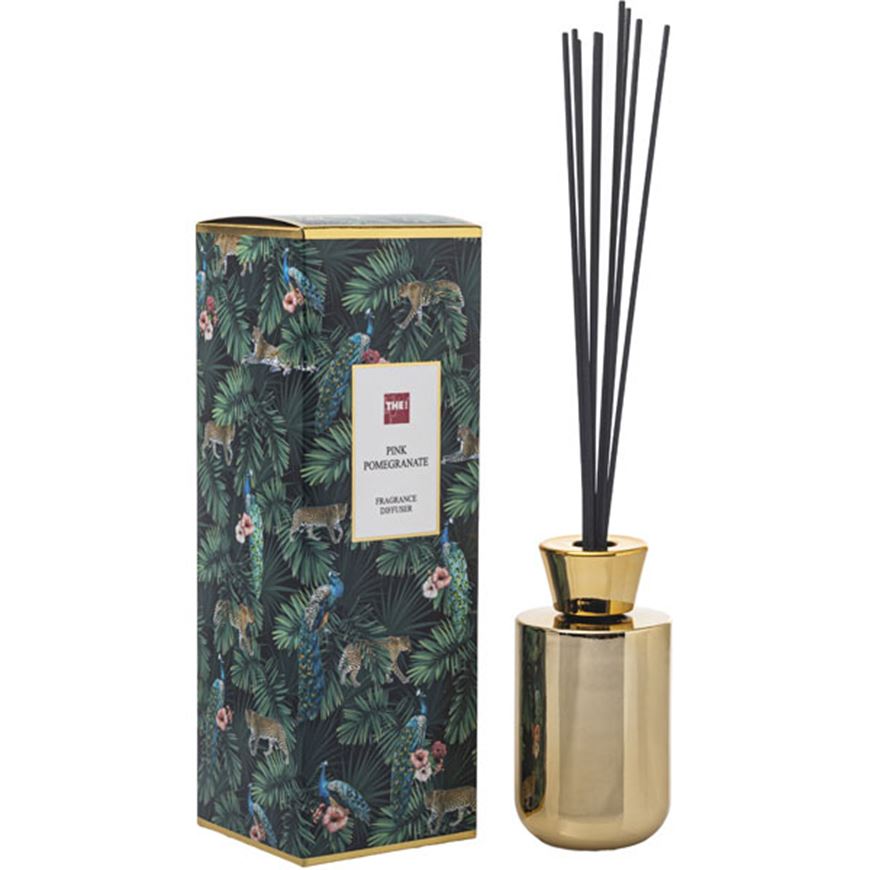 Picture of PINK POMEGRANATE diffuser 180ml gold