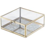 ELLISON box 16x16 clear/gold