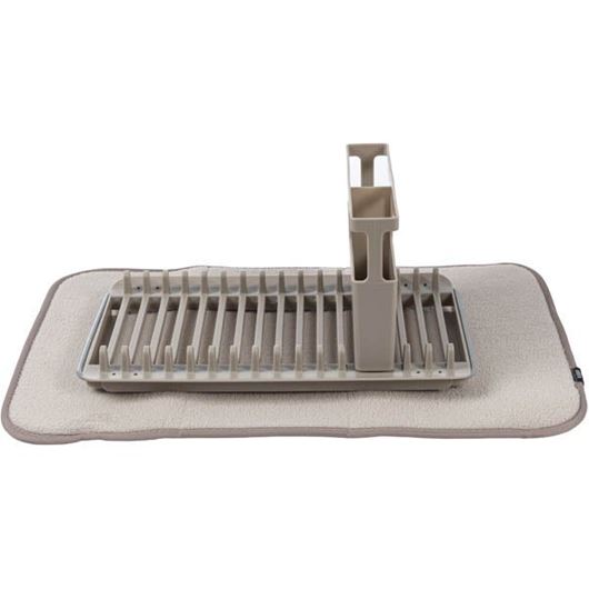 UDRY over the sink dish rack & drying mat beige