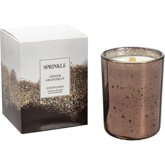 SPRINKLE Ginger Grapefruit candle brown