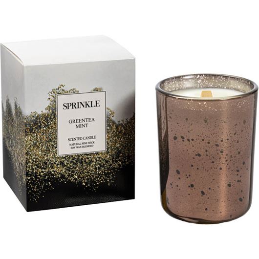 Picture of SPRINKLE Greentea Mint candle brown