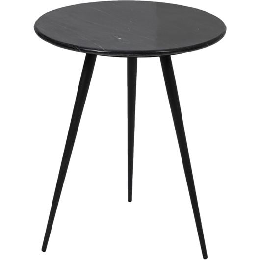 Picture of COMET side table black - dia 46cm