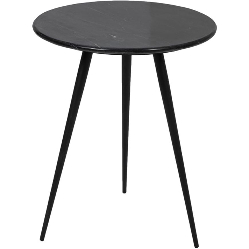 Picture of COMET side table black - dia 46cm