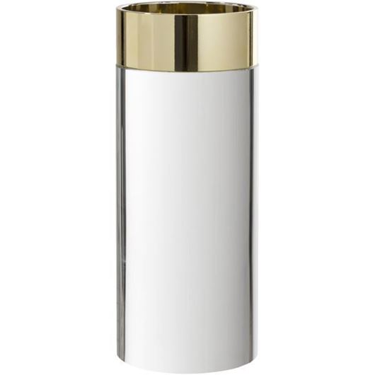 KAREN candle holder h30cm clear/gold