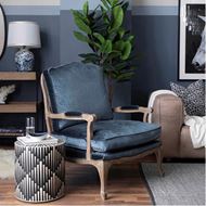 KASE armchair blue