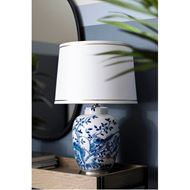 CARL table lamp h65cm white/blue