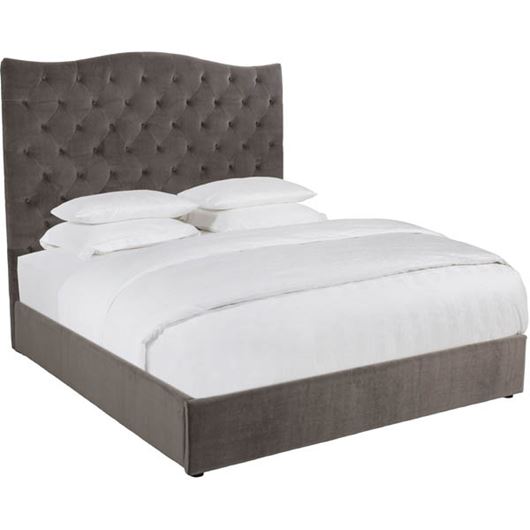 Picture of DOCK bed 180x200 microfibre grey