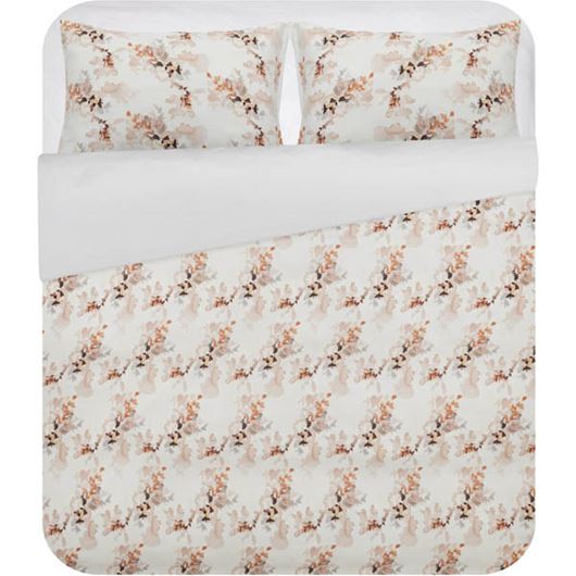Picture of LAUREL duvet cover cream/peach set of 3