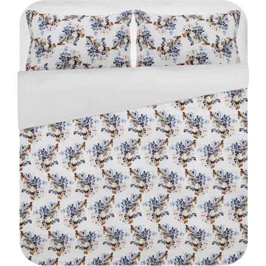 Picture of CIARA duvet cover white/blue set of 3