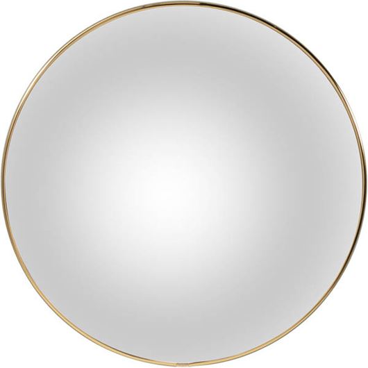 Picture of CONVEXA wall mirror brass - dia 59cm