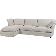 URBAN SP sofa 3 + chaise lounge Left natural