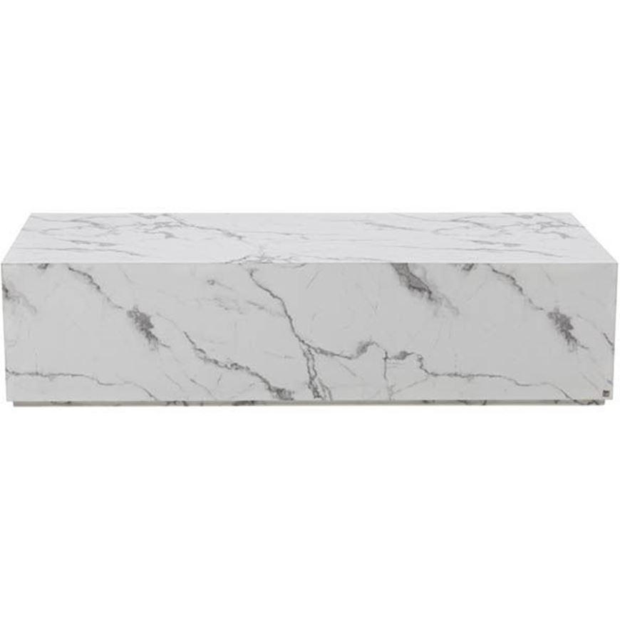 ALABASTER coffee table 160x60 white