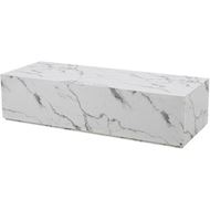ALABASTER coffee table 160x60 white