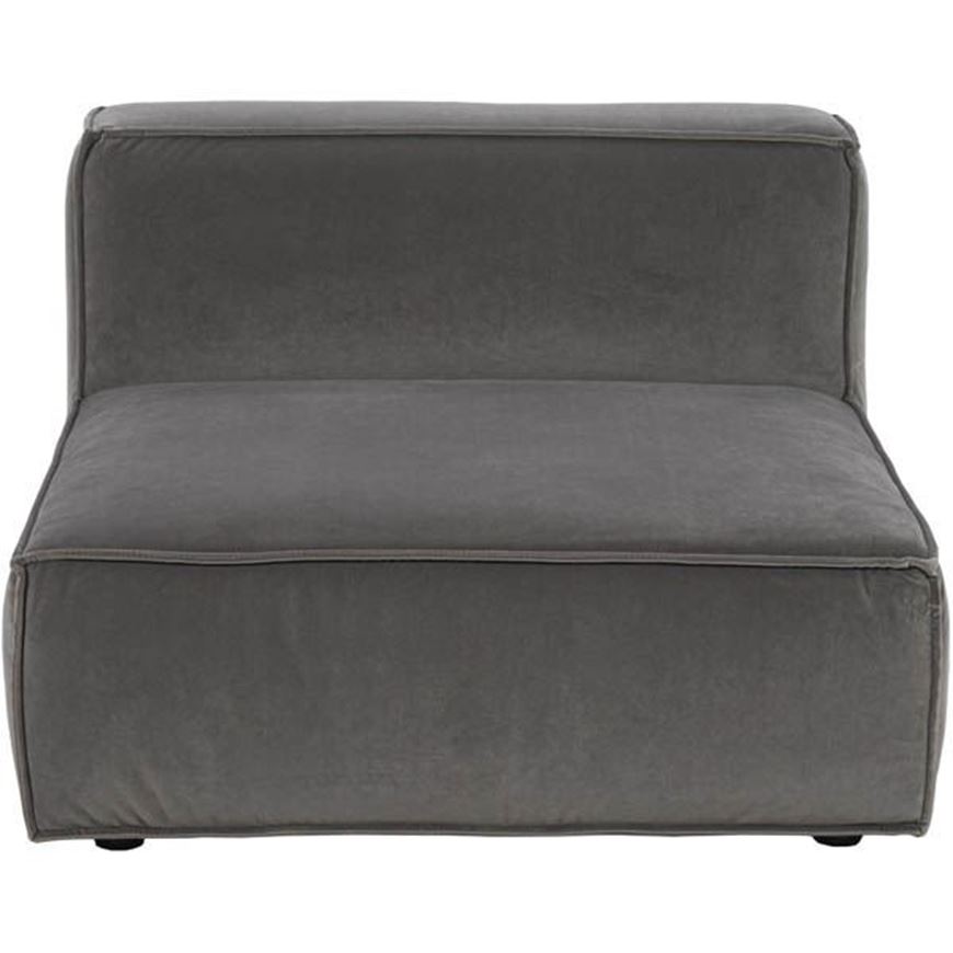 KOS armless chair 1.5 light grey