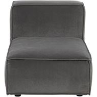 KOS armless chair light grey