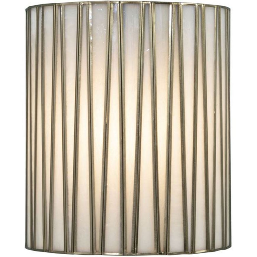 KRISTINE wall lamp h30cm white/brass